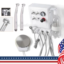 Dental Fiber Optic LED High Speed Handpiece/Portable Dental Turbine Unit 2/4Hole