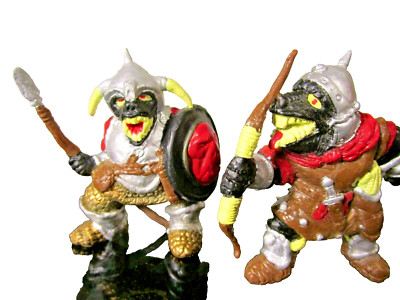 LJN Advanced Dungeons And Dragons Action Figures Orcs Of the Broken Bone