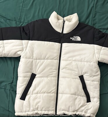 North Face himalayan Cream And BlackJacket Size Large