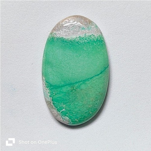 Piedra de Variscita Verde Natural Variscita Cabujón Piedra Preciosa Suelta 39 Cts ME-10312 - Imagen 4 de 4