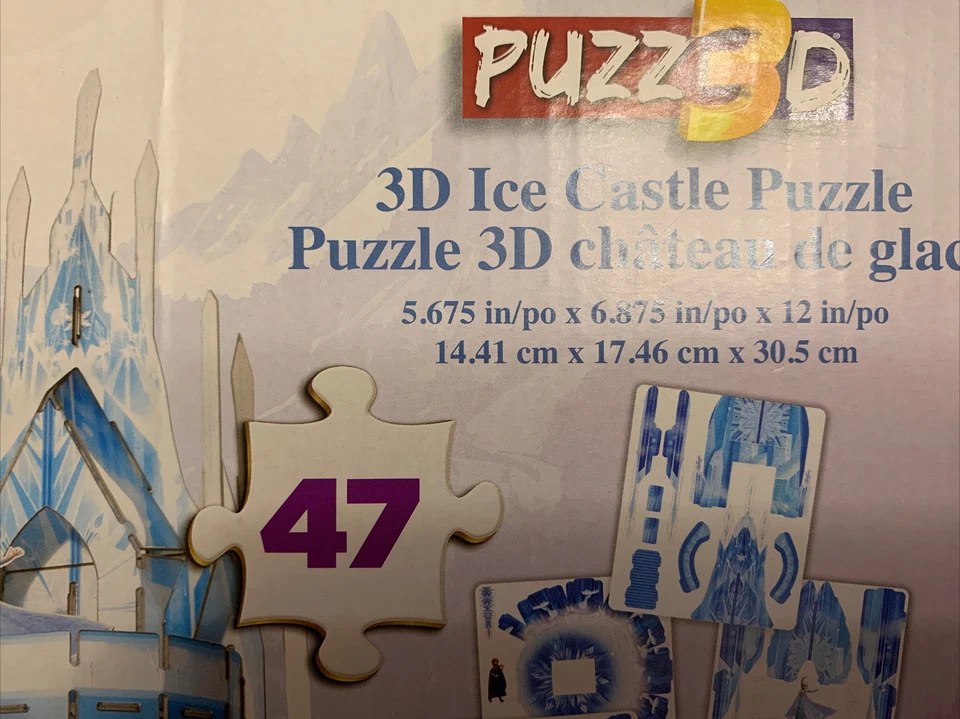 Disney Frozen 2 Puzz3D 47 Piece Plastic 3D Puzzle,  NEW - Image 3 of 4