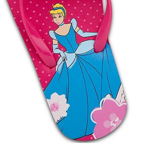 PrIncess~CHANCLAS~Cenicienta+Bella+Bella+Bella Durmiente~Niñas 7/8~NUEVAS CON ETIQUETAS~Tienda Disney - Imagen 3 de 4