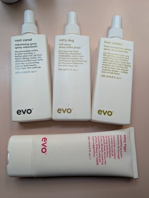 Evo Easy Tiger Balm Salty Dog Root Canal Icon Welder 6.8oz Frizz Control Lot 