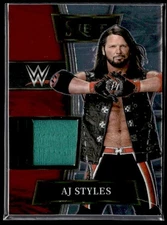L35,300 -  2022 Select WWE Selective Swatches #SWAJS AJ Styles