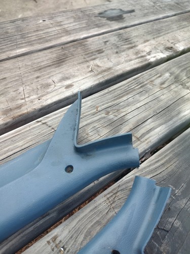 A Pillar Trim PAIR 1980-86 Ford Bronco Truck F150 F250 F350 1986 86 85 84 83 80 - Picture 4 of 14