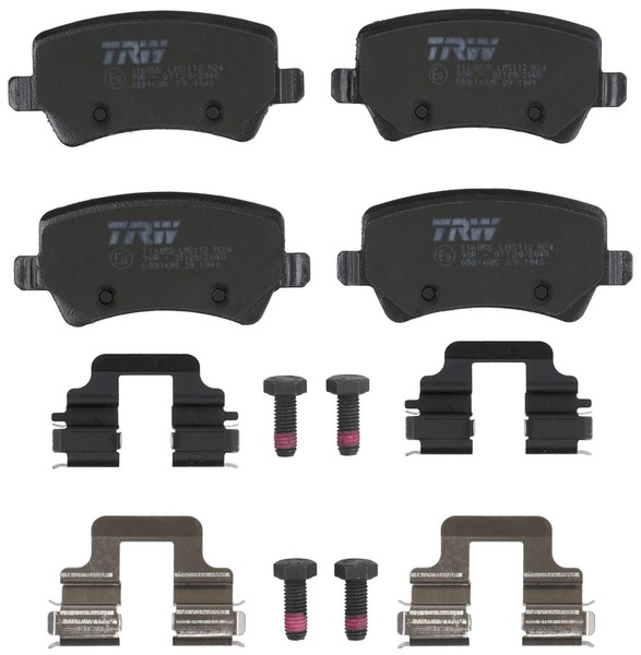 Bremsbelagsatz Hinten FüR Ford Galaxy II WA6 MK VAN S-Max Mercedes Vito Ab 10->-image