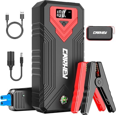 Starthilfe Powerbank 3000A LCD Display 12V Jump Starter