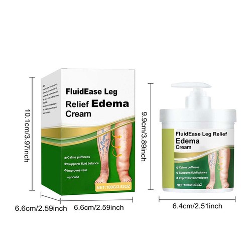 Crema antiedema para eliminar la hinchazón de las piernas del brazo pomada para aliviar el dolor 100 g - Imagen 10 de 10