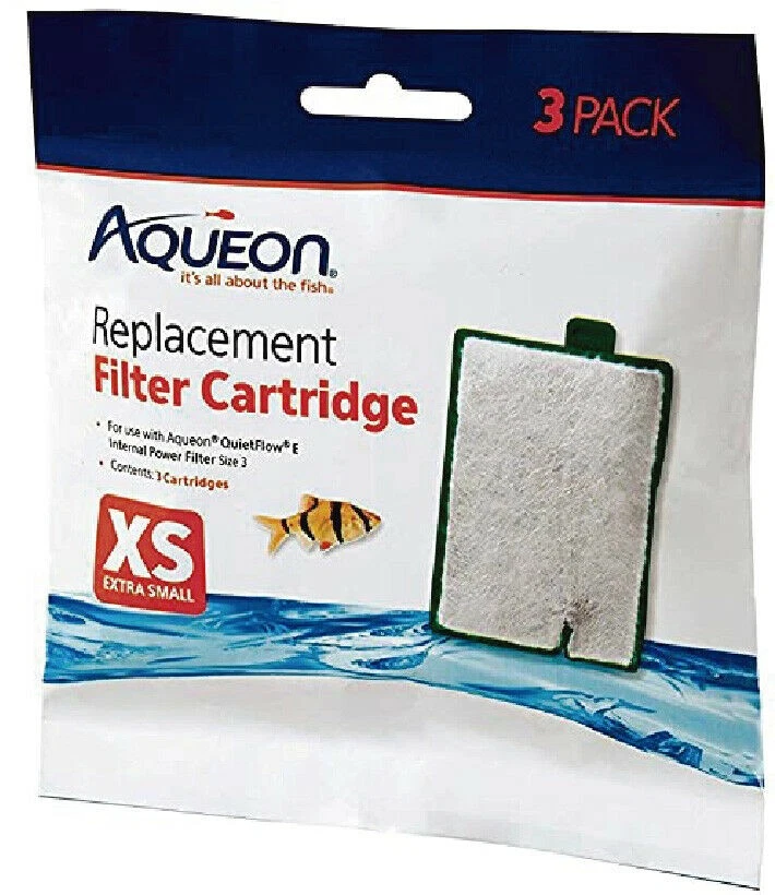 Paquete de 9 cartuchos de filtros de repuesto Aqueon 3PK XS cada uno filtros de alimentación silenciosos Foto 3 de 4