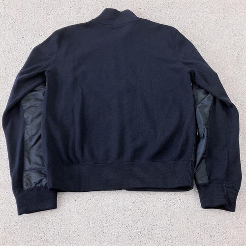 Prada Men's Knit Nylon Jacket XL Drivers Navy Blue from Japan - Picture 23 of 24