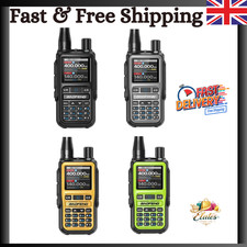 Twin Pack Baofeng UV-5R Mini 5W Radios Bluetooth Channel Sync Type-C Ham Radio