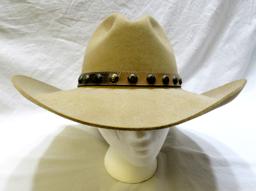 Stetson 4X Beige American Buffalo Series Cowboy Western Hat - Size 7-1/4R - Picture 7 of 12