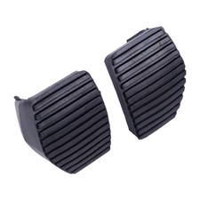 1 Paar Kupplungsbremspedal Gummiabdeckung Schwarz für Peugeot 1007 208 307 308