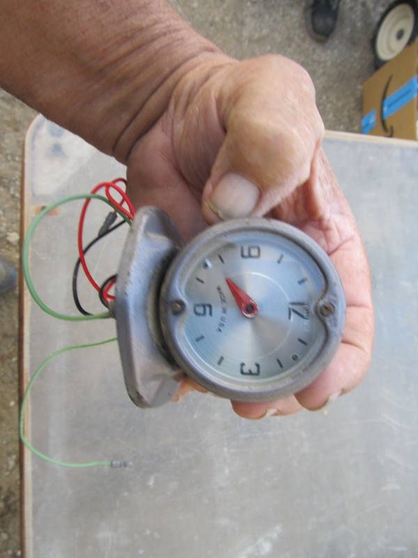 Vintage Jaegeer USA 1058-K-R for motorcycle or car Clock