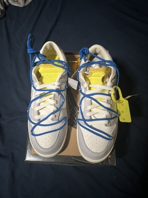 Nike Off-White Dunk Low Lot 10 Size 9.5 Virgil Abloh Collab