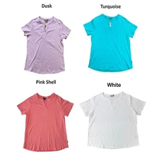 Eddie Bauer Women's Soft Easy Fit Short Sleeve V Neck Tee