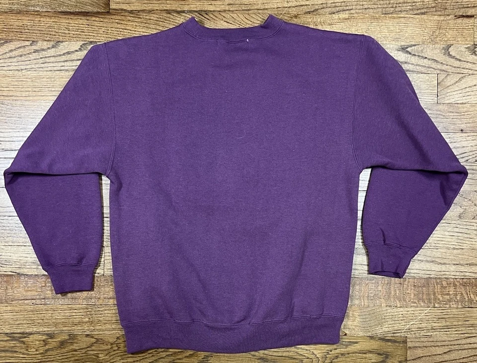 Sudadera De Colección Años 90 Gatito Gato Cuello Redondo Mediana Abuela Gatos y Flores Foto 4 de 4