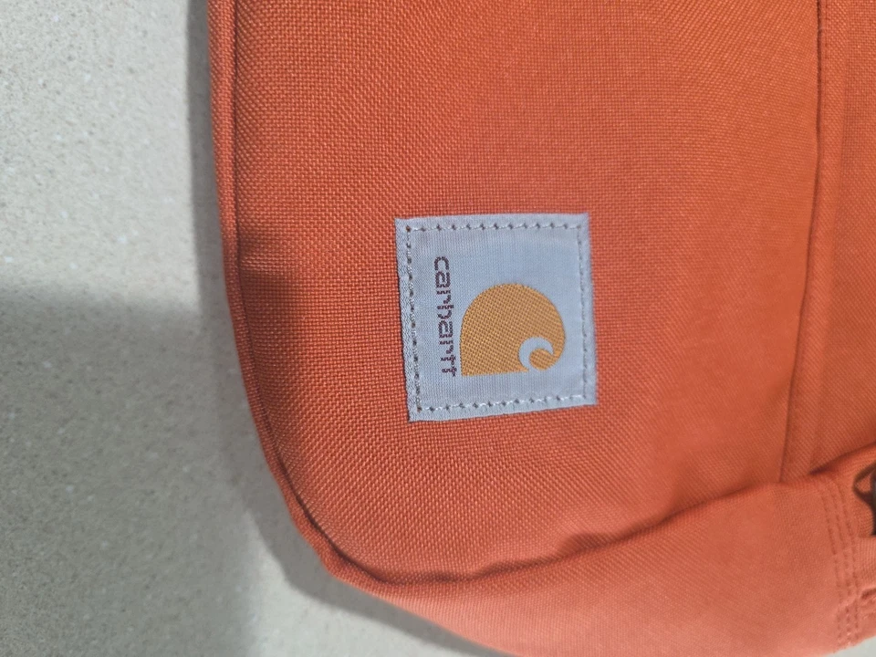 Dark orange carhartt mini backpack, adjustable straps, never used - Image 3 of 4