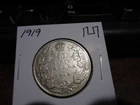 1919 - Canada silver 50 cent - Canadian half dollar