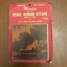 8mm Official US Navy Pearl Harbor Attack Eastman Color Movie. In Packaging