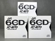 Lot of 3 JVC XC-M70 and XC-M75 6 CD Compact Disk Cartridge Magazines