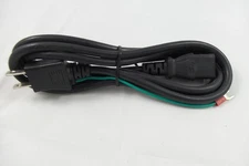 Wellshin PC Power Cord with External Ground Wire - North America/Japan (WS002)