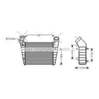 LadeluftküHler FüR VW Passat Variant 3B5 3B6 Skoda Superb 3U4