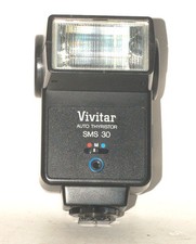 Vivitar Auto Thyristor SMS30 Camera Flash / Shoe Mount Film