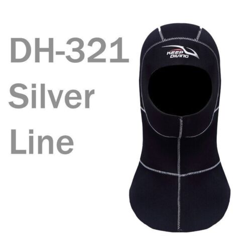 Capucha de buceo de neopreno de 3 mm con hombro equipo de snorkel gorra - Imagen 20 de 27