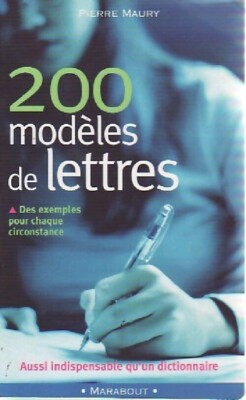 200 Briefvorlagen - Pierre Maury - V2111719