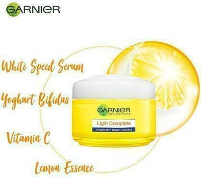 garnier lemon night cream