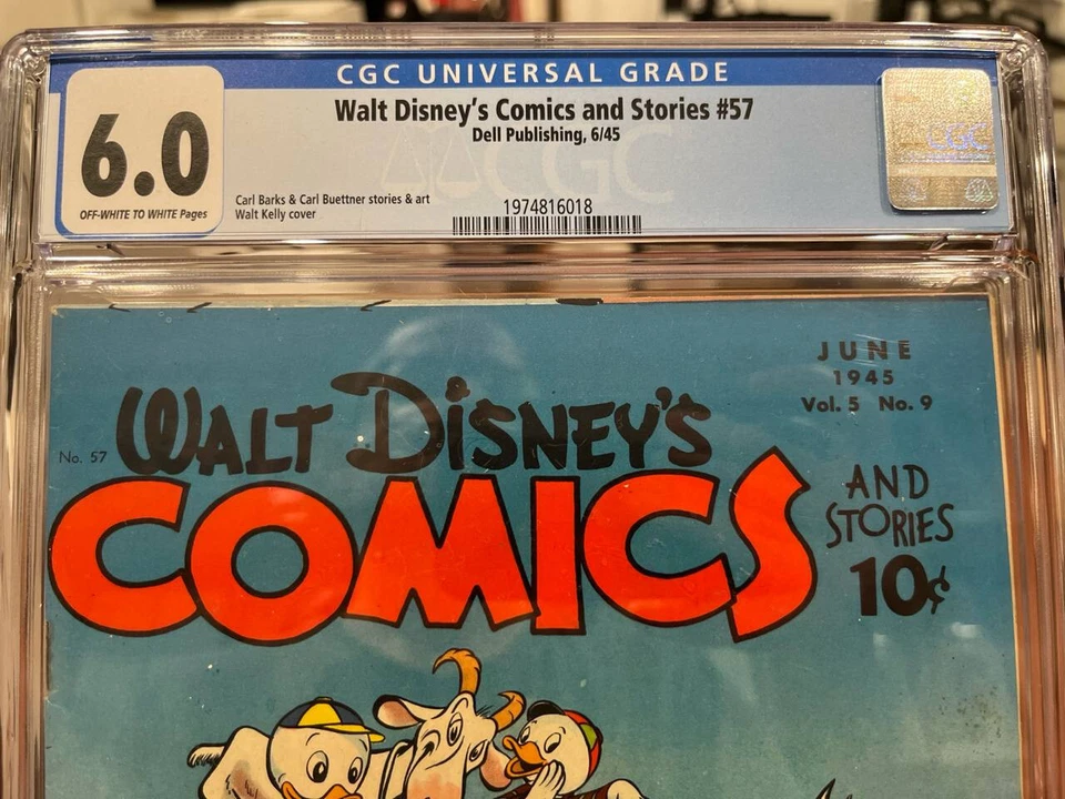 Walt Disney's Comics And Stories #57 CGC 6.0 Donald Duck Carl Barks Art! L@@k - Image 2 of 3