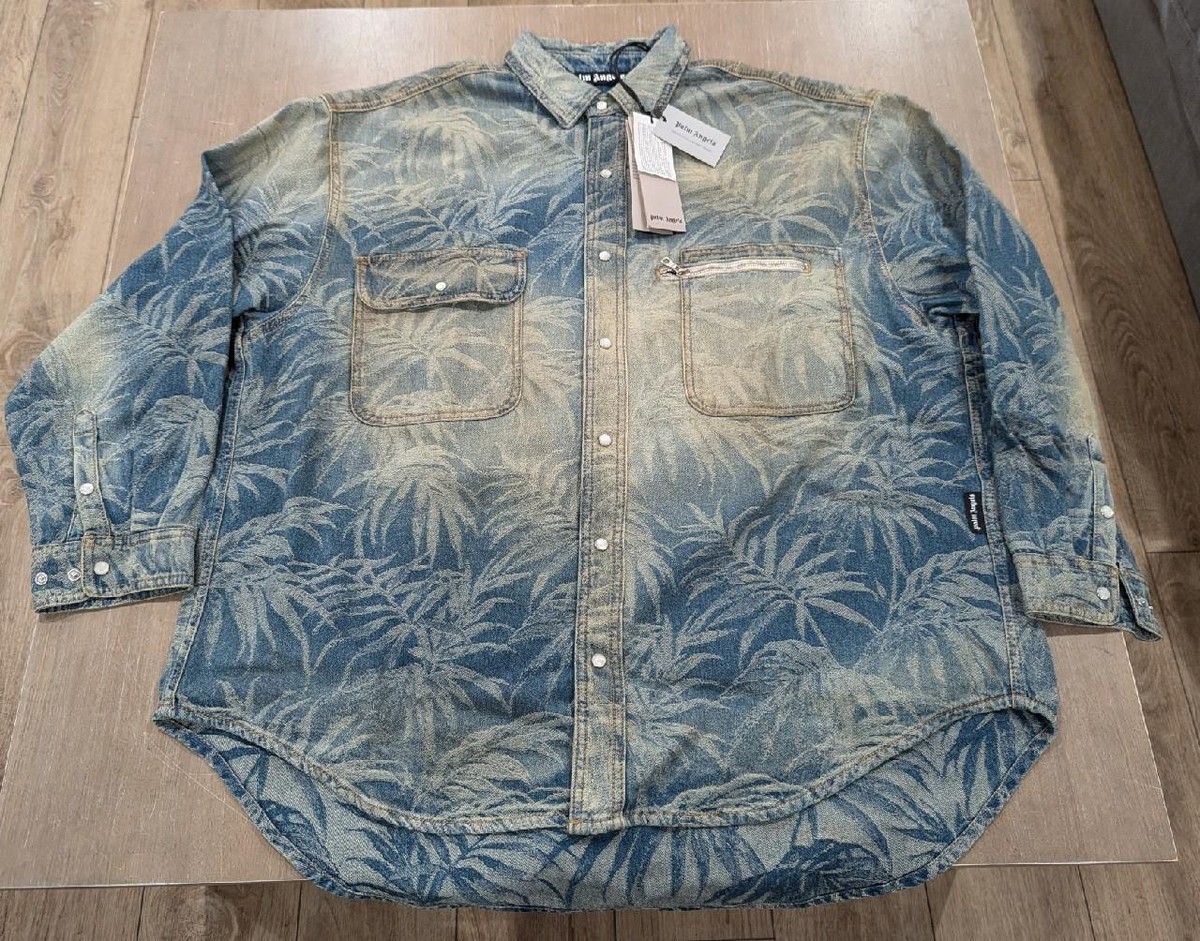 ジャケット Palm Angels Denim Jacket With Jungle Insert 18437684_40251610_1000.jpg