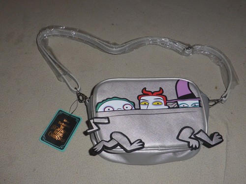 NEW NIGHTMARE BEFORE CHRISTMAS BIOWORLD CROSSBODY BAG LOCK SHOCK & BARREL NWT - 第 1/5 張圖片