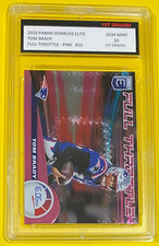 2020 DONRUSS ELITE TOM BRADY 1ST GRADED 10 FULL THROTTLE PINK PARALLEL #25 SP 🔥
