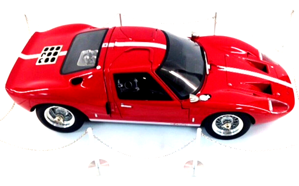 Ford GT40 w/Wire Wheel Rims/V8 Engine/Custom Metal Body 1:12 LARGE ...