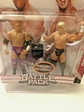 WWE 2012 Battle Pack ZACK RYDER and DOLPH ZIGGLER (DAMAGED PACKAGE) RING BELL