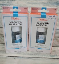 2 Sally Hansen No More Stains Spray On Base Coat 45114 NO More Stains 0.37fl
