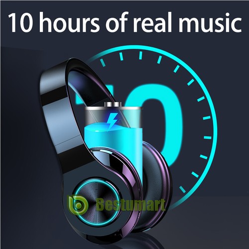 Wireless Pro Gaming Headset W/Mic For XBOX One PS4 Headphones Microphone Beats - Picture 13 of 27