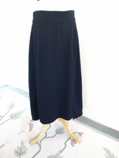 Ibex Size M 100% Merino A-Line Midi Skirt, Single-Pocket