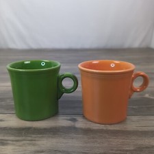 Fiestaware Rose Tom & Jerry Coffee Mug Homer Laughlin Multicolored 3.5"Vintage