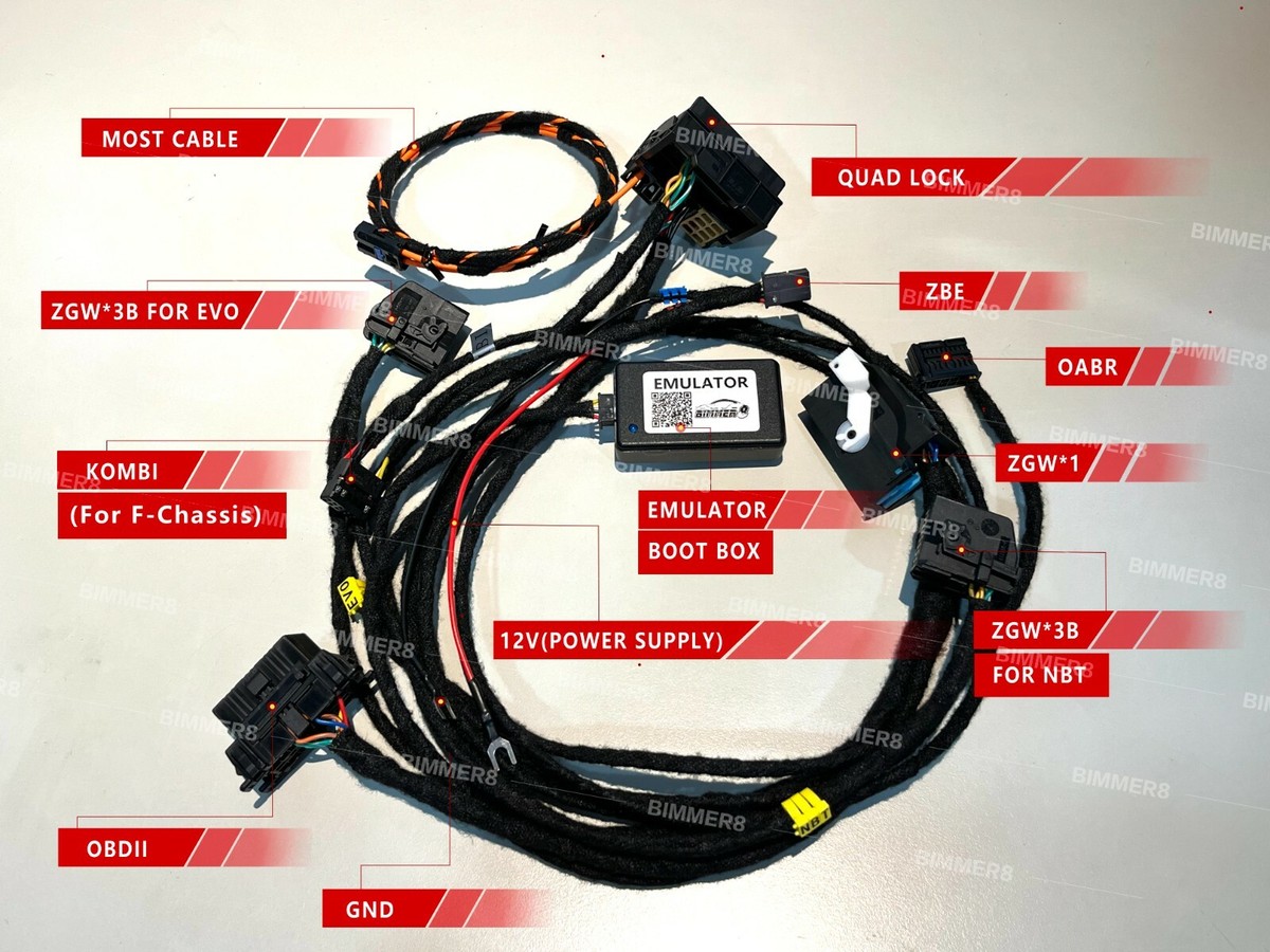Bench Flashing Setup for BMW NBT/EVO Headunit-TP00-K | eBay