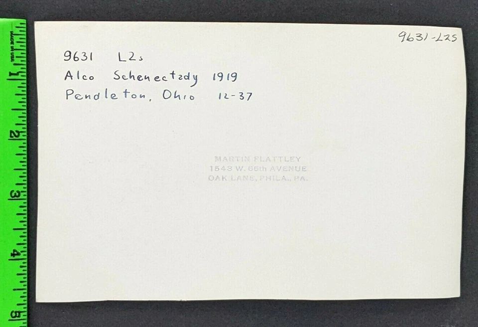 Vintage 1937 Real Photo Steam Engine Train Pendleton Railroad Cincinnati Ohio - Image 3 of 3