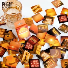 46pcs/box Dusk Scenery Stickers Journal Planner Decals Collage DIY Scrapbooking