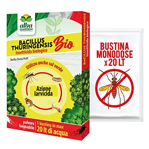 Albagarden - Insetticida Antizanzare Naturale Biologico - Bacillus (I8Y)