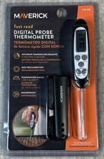 Maverick Fast Read Digital Probe Thermometer 4 Sec Read, Waterproof LW-09- NEW