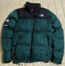 The North Face x Supreme Nuptse Jacket FW11 Collection TNF Puffer Green Leopard