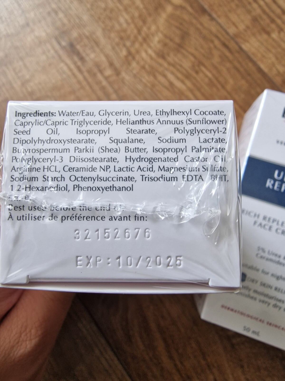 3x EUCERIN Very DRY SKIN 5 UREA REPAIR RICH REPLENISHING FACE CREAM