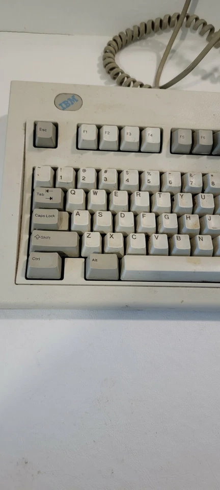 Vintage IBM by Lexmark 71G4644 Quiet Touch Mechanical Keyboard Model M AUG93 see - Image 3 of 4