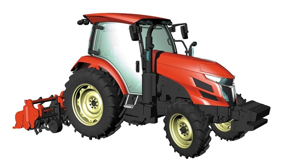 Modellino trattore 1/35 Yanmar Tractor YT5113A Rotary HASEGAWA 66106 Scala 1:35 - Immagine 3 di 4